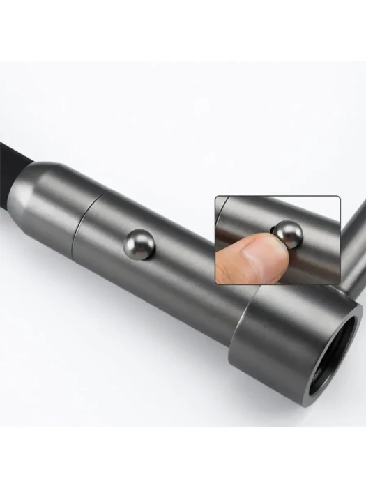 Смеситель для кухни Gappo G4398-51, однорычажный, оружейная сталь, черный