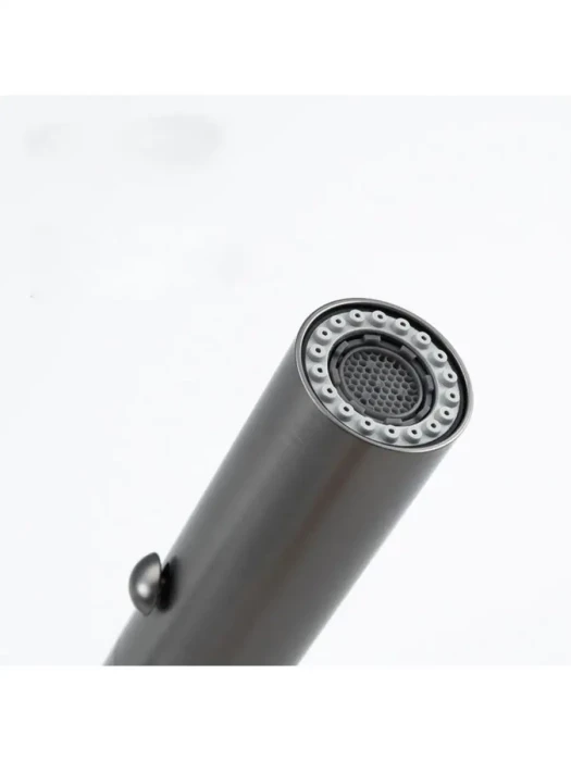 Смеситель для кухни Gappo G4398-51, однорычажный, оружейная сталь, черный