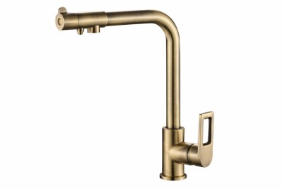 Смеситель для кухни ZORG Steel Hammer (SH 572 BRONZE)
