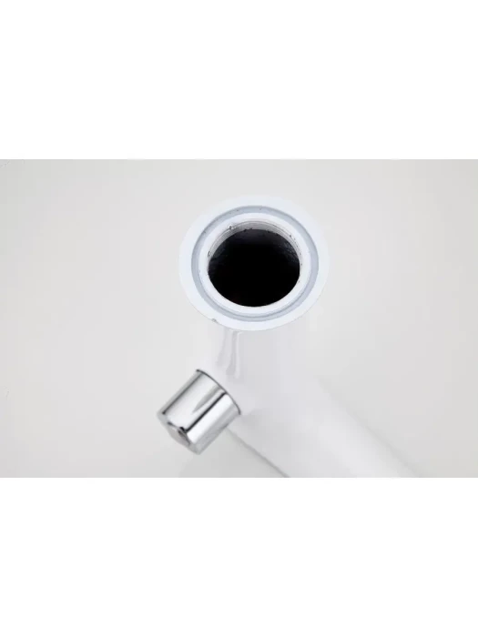 Смеситель Frap 1134, для ванны, с душевой лейкой, на борт, 1 режим, белый