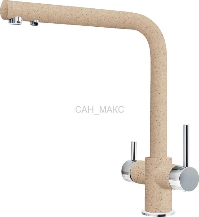 Смеситель для кухонной мойки ZORG Sanitary  (ZR 348 YF ХРОМ КВАРЦ)