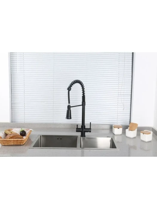 Смеситель для кухни Gappo G4398-66 чёрный