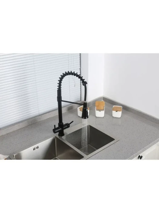Смеситель для кухни Gappo G4398-66 чёрный