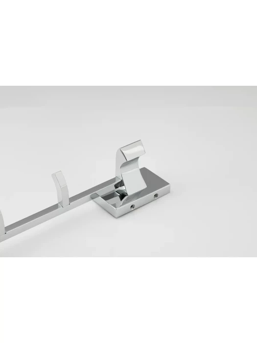 Вешалка Gappo G0716-30 настенная, с тремя крючками, латунь, хром