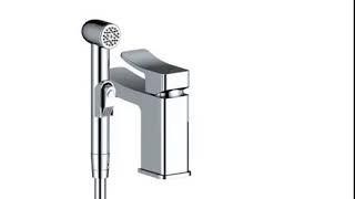 Смеситель для раковины с гигиенической лейкой Wasserkraft 1068