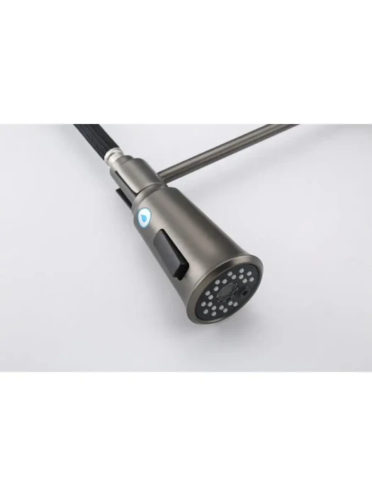 Смеситель для кухни Gappo G4398-69 оружейная сталь