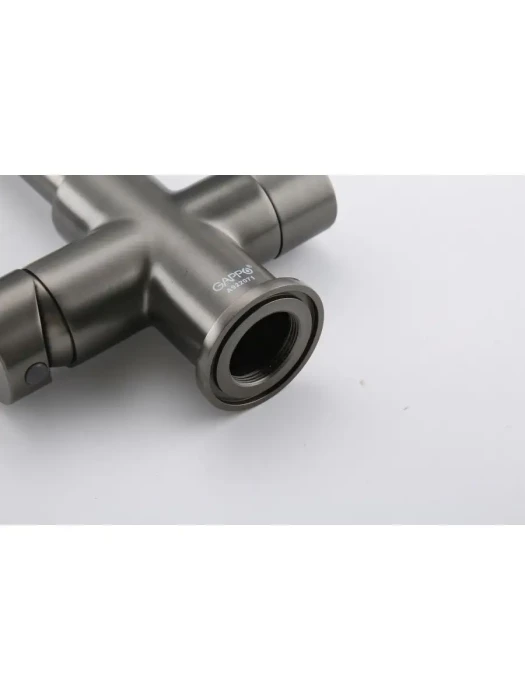 Смеситель для кухни Gappo G4398-69 оружейная сталь