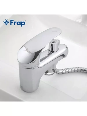 Смеситель Frap F1221 для ванны, с душевой лейкой, глянцевый, хром