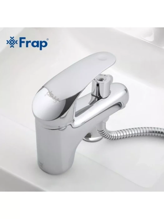 Смеситель Frap F1221 для ванны, с душевой лейкой, глянцевый, хром
