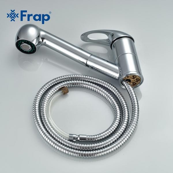 Смеситель для кухни с выдвижной лейкой Frap F6003