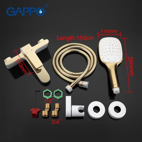 Смеситель для ванны Gappo G3080