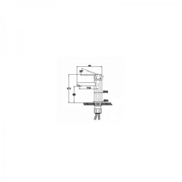 Смеситель для раковины Ganzer GZ06011D