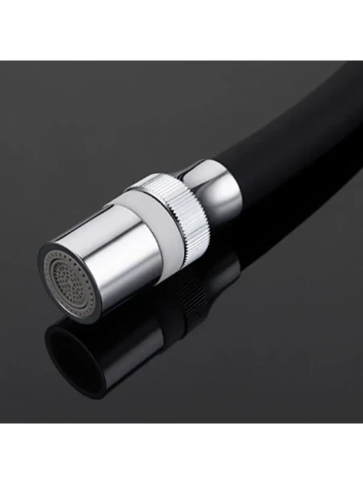 Смеситель для кухни Gappo G4398-7 с фильтром, латунь, хромированный, черный