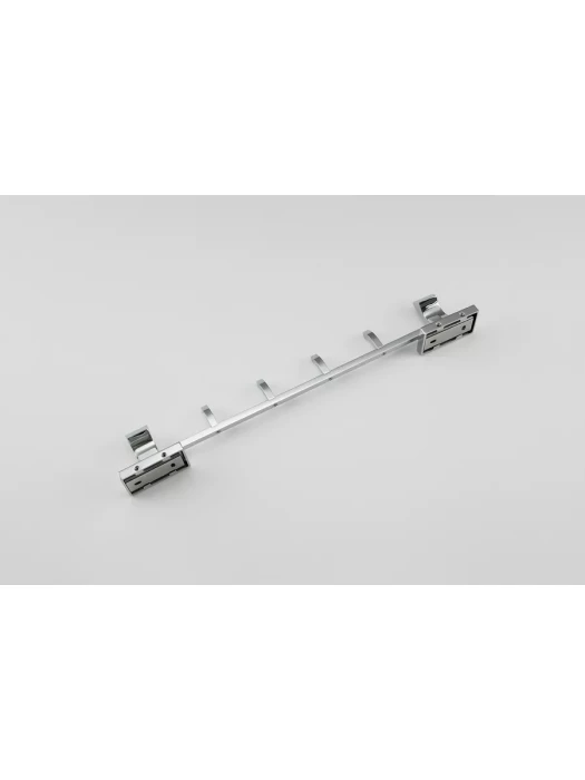 Вешалка Gappo G0716-40 настенная, с четырьмя крючками, латунь, хром