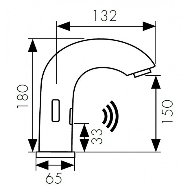 Смеситель для раковины KAISER Sensor (38421)