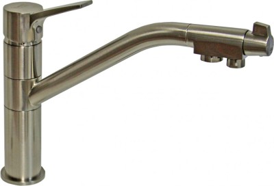 Смеситель для кухонной мойки ZORG Sanitary  (ZR 401 KF  NICKEL)