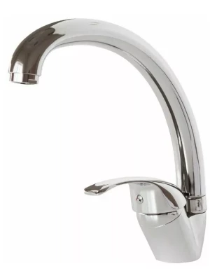 Смеситель для кухни Frap F4150, однорычажный, поворотный излив, хром