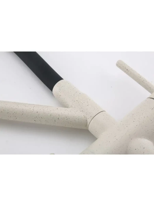 Смеситель для кухни Gappo G4398-81 однорычажный, латунь, белый, черный