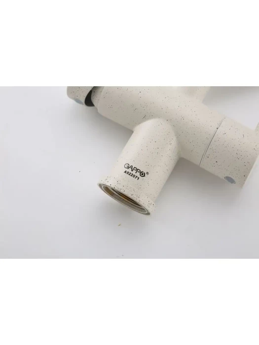 Смеситель для кухни Gappo G4398-81 однорычажный, латунь, белый, черный