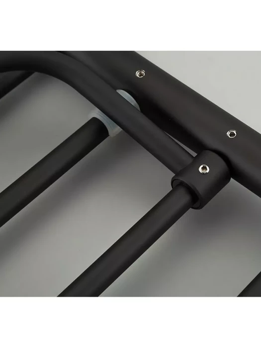 Полка для полотенец Frap F30224, 60 см, нержавеющая сталь, черный