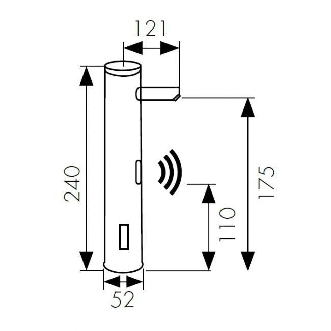 Смеситель для раковины KAISER Sensor (38521)