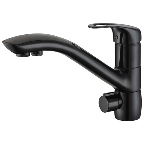 Смеситель для кухонной мойки ZORG Sanitary  (ZR 404 KF BLACK)