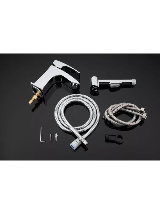 Смеситель для раковины GAPPO G1207 с гигиеническим душем, латунь, хром