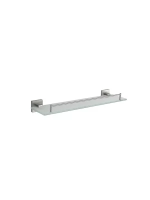 Полка стеклянная F30307, настенная, сатиновое покрытие, 12х50х6.6 см