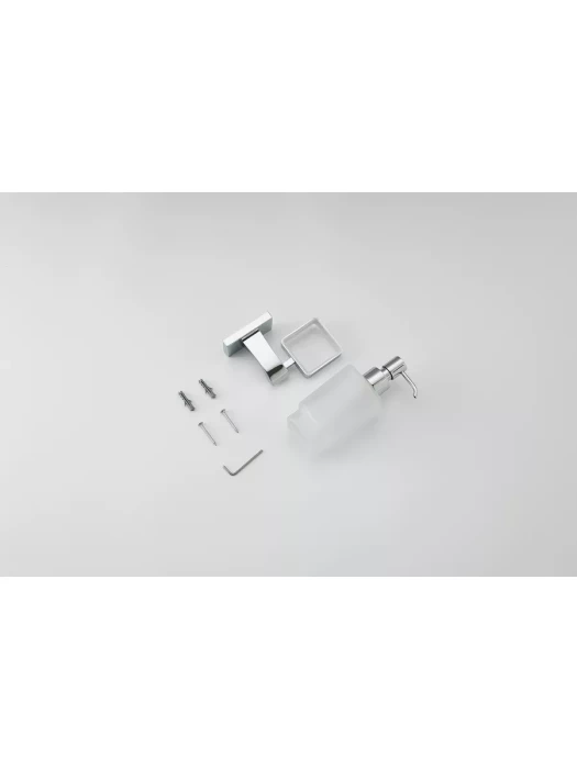 Дозатор для мыла Gappo G0727 настенный, латунь, стекло, хром